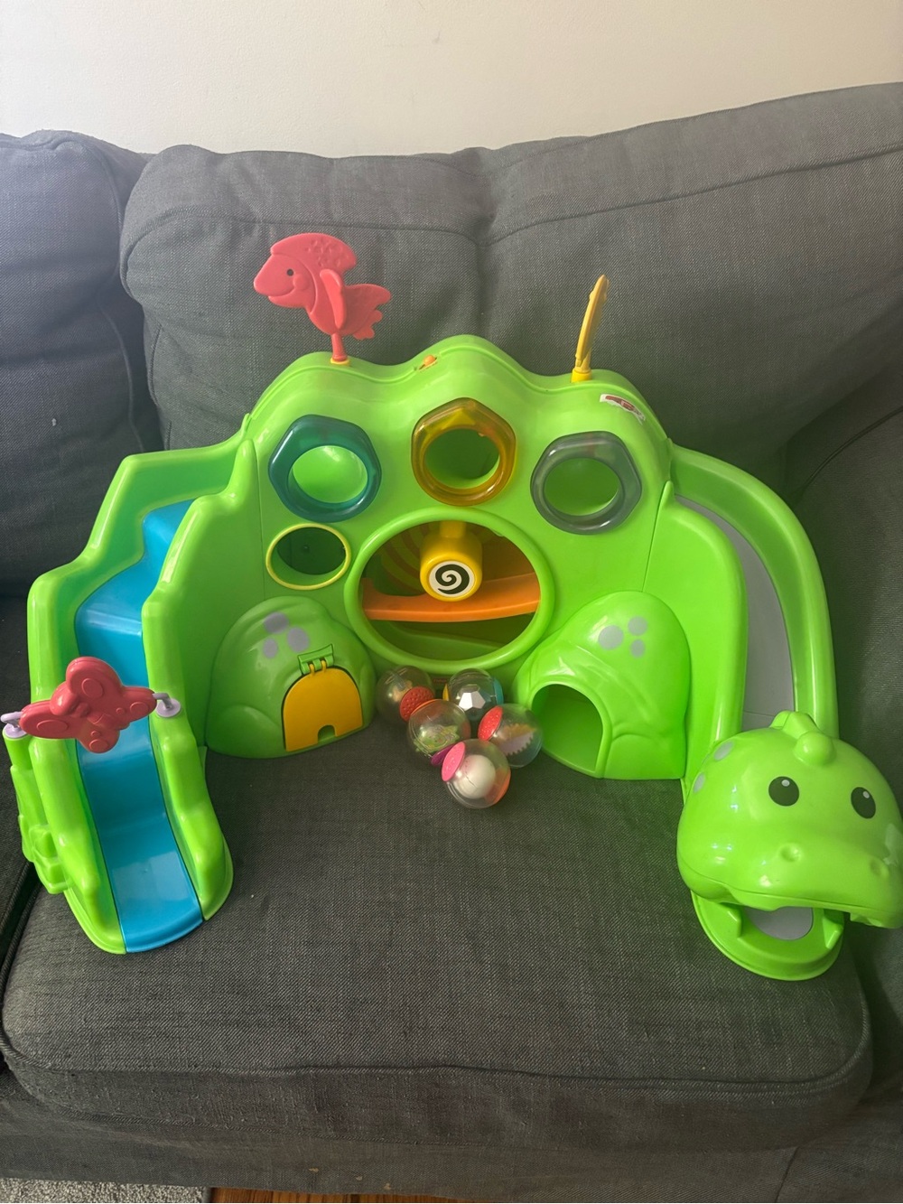 Fisher Price Roll a Rounds Drop & Roar Dino